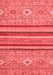 Abstract Red Modern Area Rugs