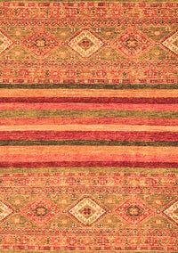 Abstract Orange Modern Rug, abs2480org