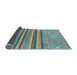 Sideview of Abstract Light Blue Modern Rug, abs2480lblu