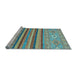 Sideview of Machine Washable Abstract Light Blue Modern Rug, wshabs2480lblu