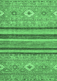 Abstract Emerald Green Modern Rug, abs2480emgrn