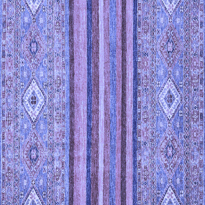 Square Abstract Blue Modern Rug, abs2480blu