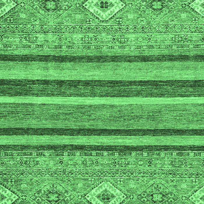 Machine Washable Abstract Emerald Green Modern Area Rugs, wshabs2480emgrn