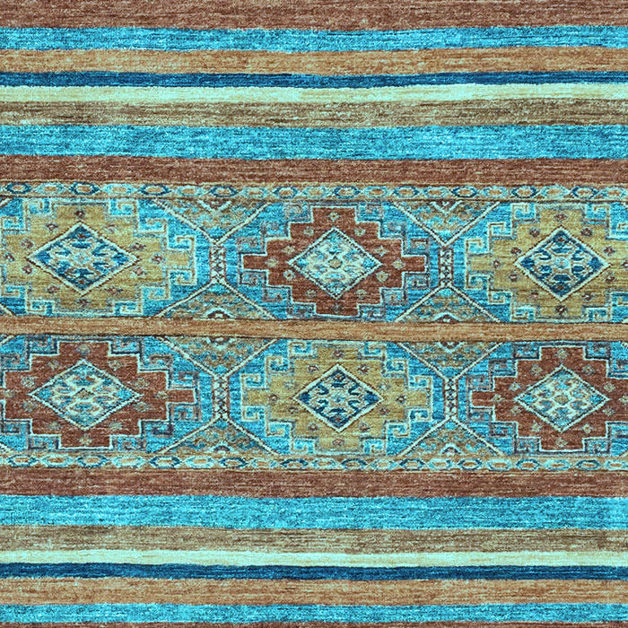 Machine Washable Abstract Light Blue Modern Rug, wshabs2481lblu