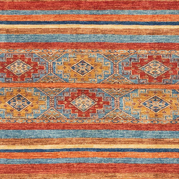 Machine Washable Abstract Camel Brown Rug, wshabs2481