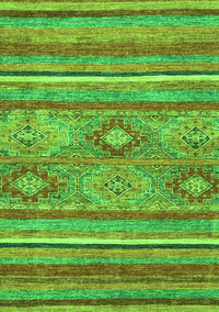 Abstract Green Modern Rug, abs2481grn