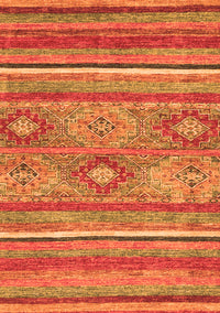 Abstract Orange Modern Rug, abs2481org