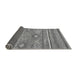 Sideview of Abstract Gray Modern Rug, abs2481gry