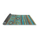 Sideview of Abstract Light Blue Modern Rug, abs2481lblu