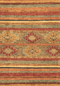 Abstract Brown Modern Rug, abs2481brn