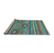 Sideview of Machine Washable Abstract Light Blue Modern Rug, wshabs2481lblu