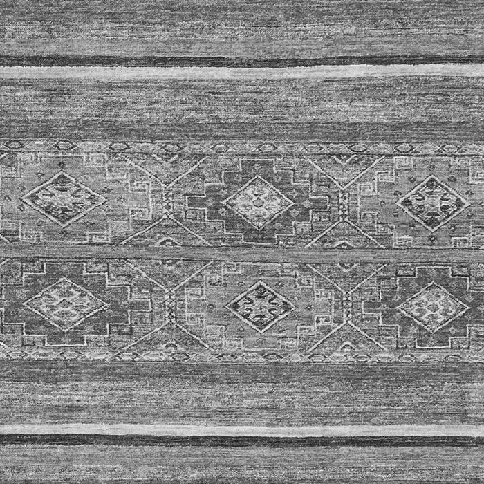 Machine Washable Abstract Gray Modern Rug, wshabs2481gry