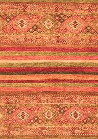 Abstract Orange Modern Rug, abs2482org