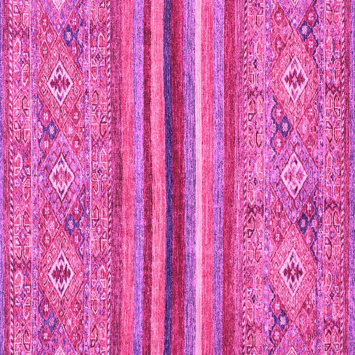 Square Machine Washable Abstract Pink Modern Rug, wshabs2482pnk