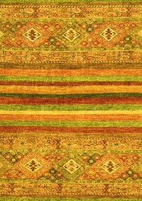 Abstract Yellow Modern Rug, abs2482yw