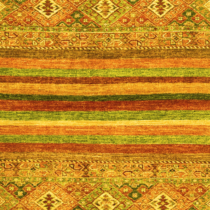 Abstract Yellow Modern Rug, abs2482yw