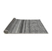 Sideview of Abstract Gray Modern Rug, abs2482gry