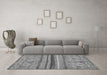 Machine Washable Abstract Gray Modern Rug in a Living Room,, wshabs2482gry