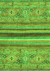 Abstract Green Modern Rug, abs2482grn