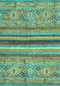 Abstract Turquoise Modern Rug, abs2482turq