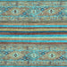 Square Abstract Light Blue Modern Rug, abs2482lblu