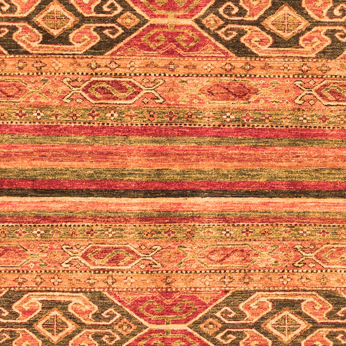 Abstract Orange Modern Rug, abs2483org