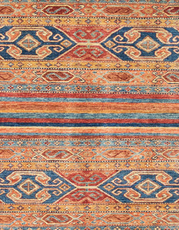 Machine Washable Abstract Light Copper Gold Rug, wshabs2483