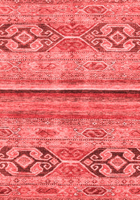 Abstract Red Modern Rug, abs2483red