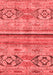 Abstract Red Modern Area Rugs