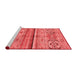 Modern Red Washable Rugs