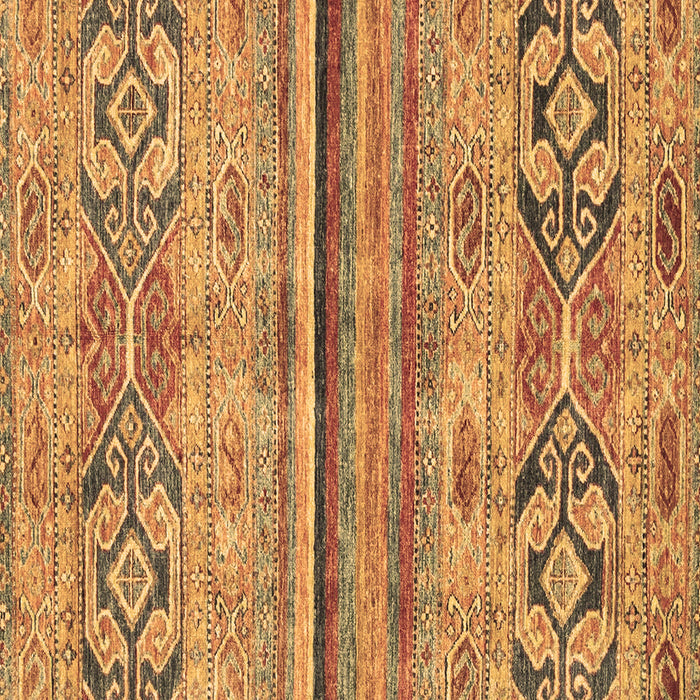 Square Machine Washable Abstract Brown Modern Rug, wshabs2483brn