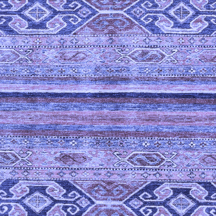 Machine Washable Abstract Blue Modern Rug, wshabs2483blu