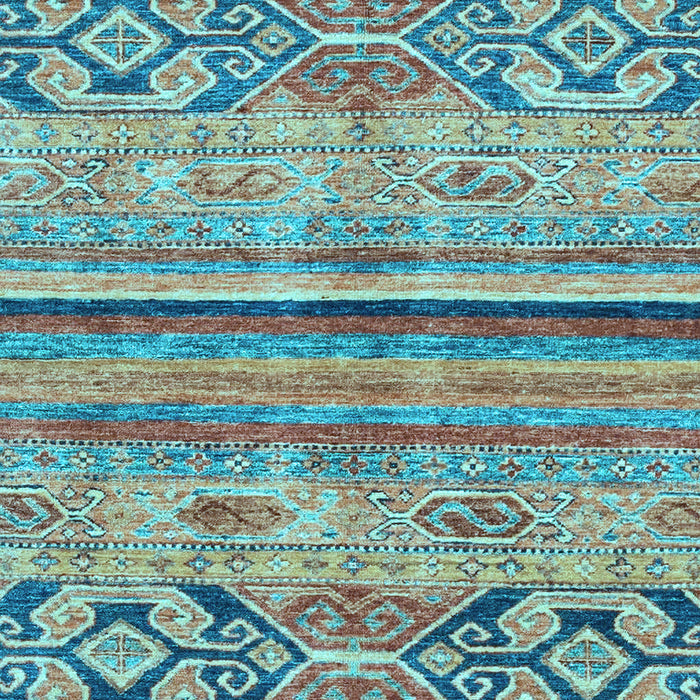 Abstract Light Blue Modern Rug, abs2483lblu