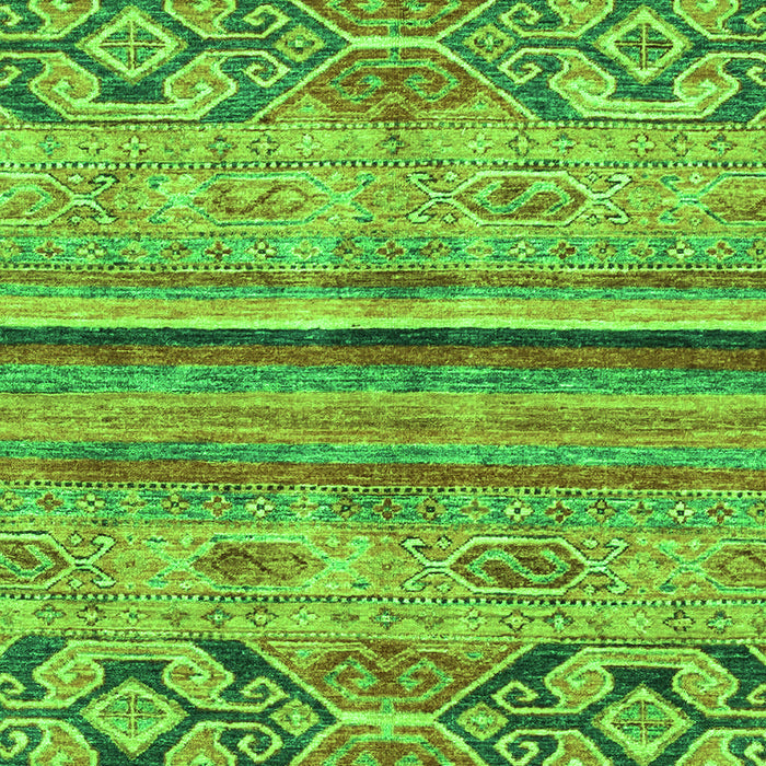 Abstract Green Modern Rug, abs2483grn