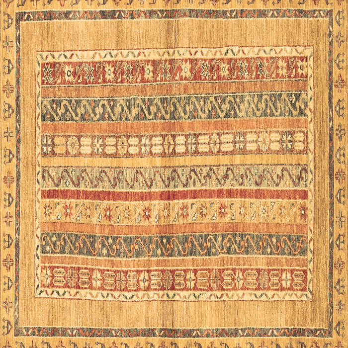 Square Machine Washable Abstract Brown Modern Rug, wshabs2484brn