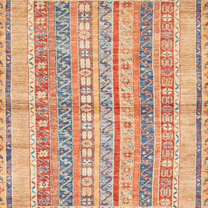 Machine Washable Abstract Rust Pink Rug, wshabs2484