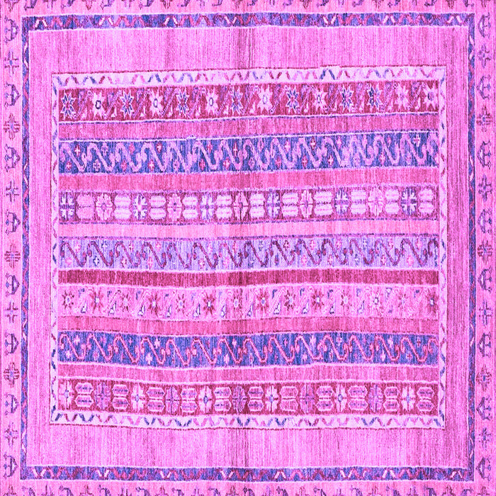 Square Abstract Purple Modern Rug, abs2484pur