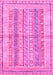 Abstract Pink Modern Rug, abs2484pnk