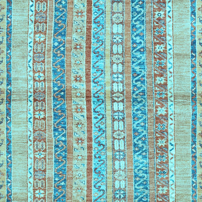 Abstract Light Blue Modern Rug, abs2484lblu