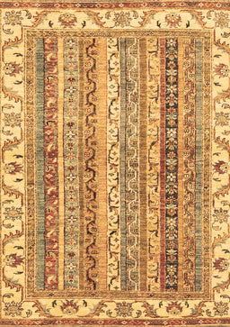 Abstract Brown Modern Rug, abs2485brn