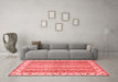 Modern Red Washable Rugs