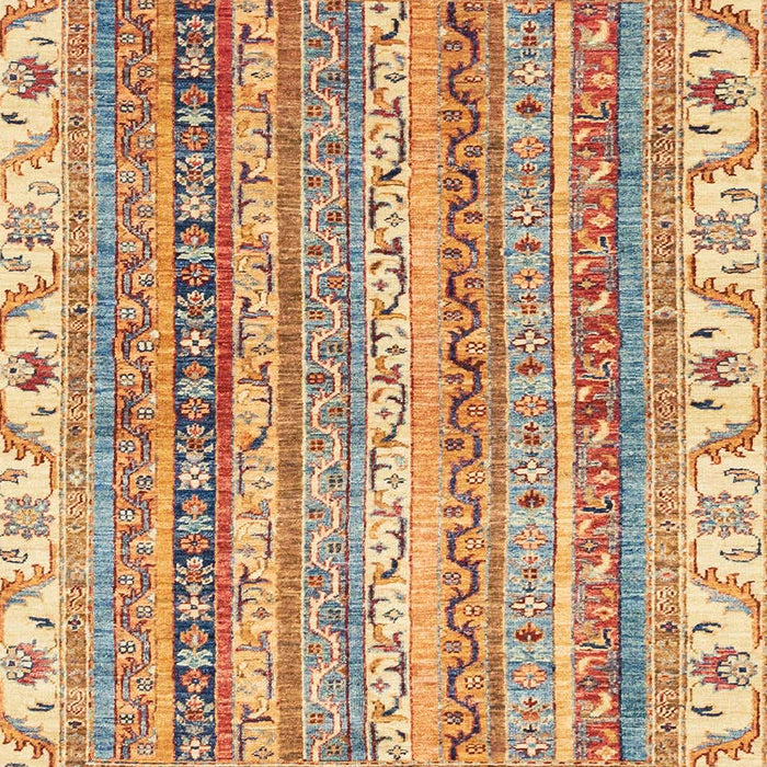 Machine Washable Abstract Red Rug, wshabs2485