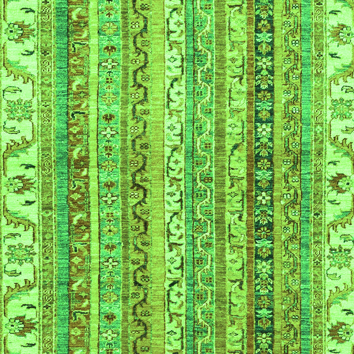 Abstract Green Modern Rug, abs2485grn