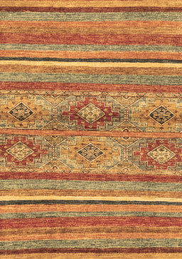 Abstract Brown Modern Rug, abs2486brn