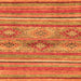 Square Abstract Orange Modern Rug, abs2486org