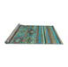 Sideview of Machine Washable Abstract Light Blue Modern Rug, wshabs2486lblu