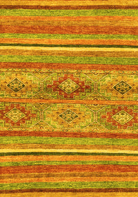 Abstract Yellow Modern Rug, abs2486yw