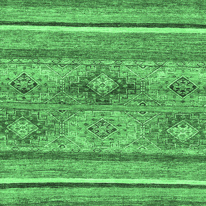 Abstract Emerald Green Modern Rug, abs2486emgrn