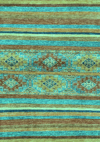 Abstract Turquoise Modern Rug, abs2486turq