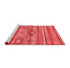 Modern Red Washable Rugs